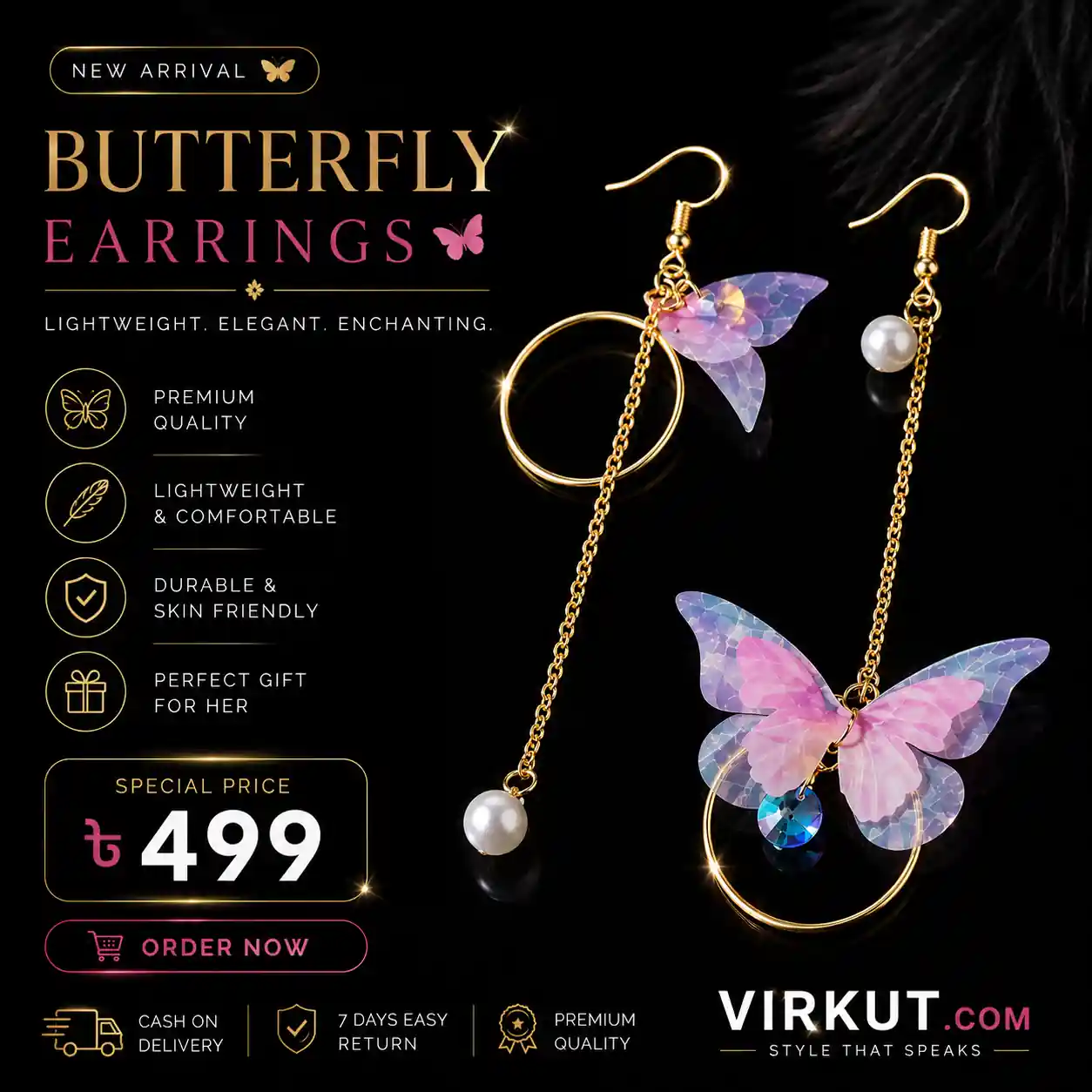 Butterfly_Pearl_Drop_Earring